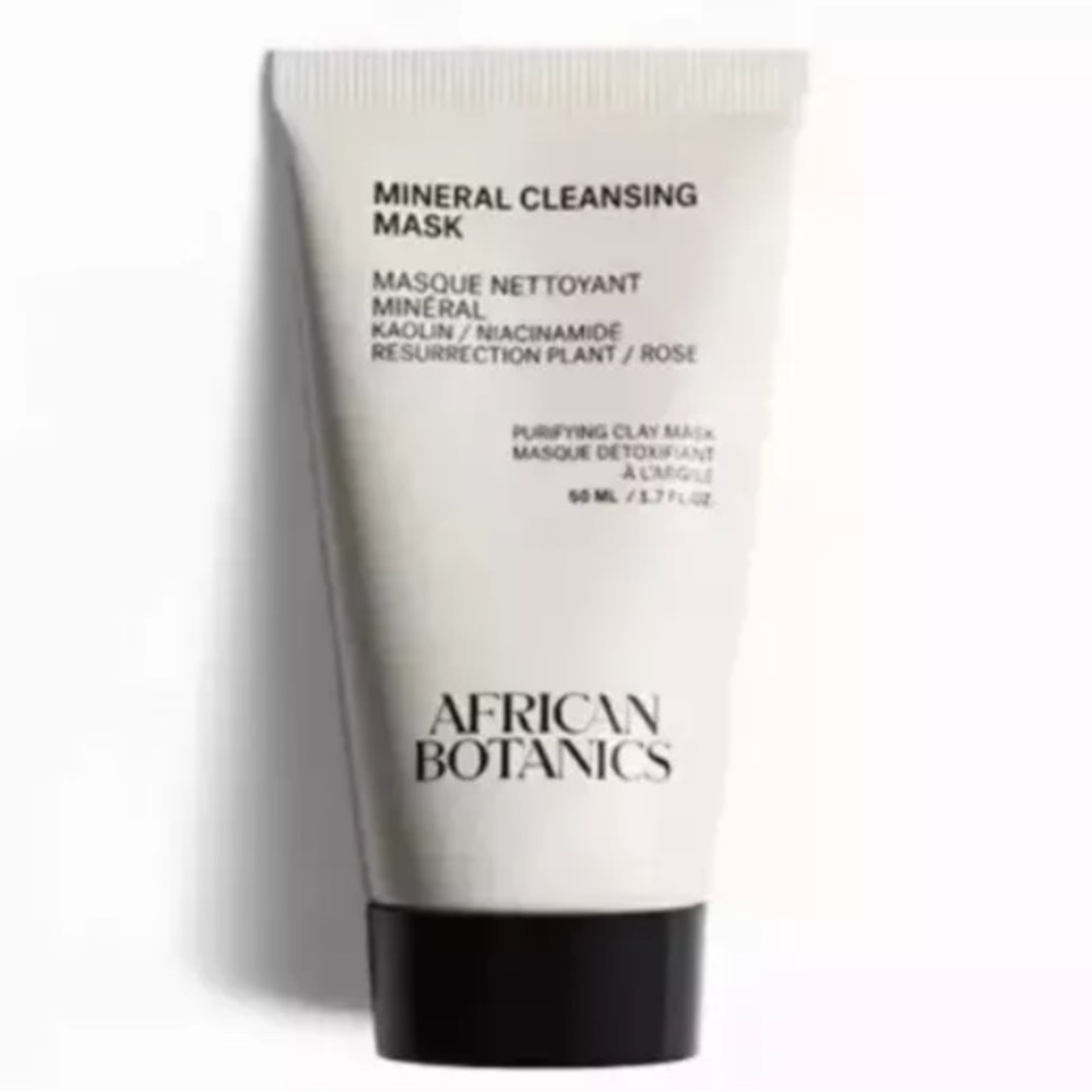 African Botanics Mineral Cleansing Mask Purifying Clay Mask New